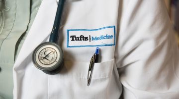 tufts premed health lab coat medical