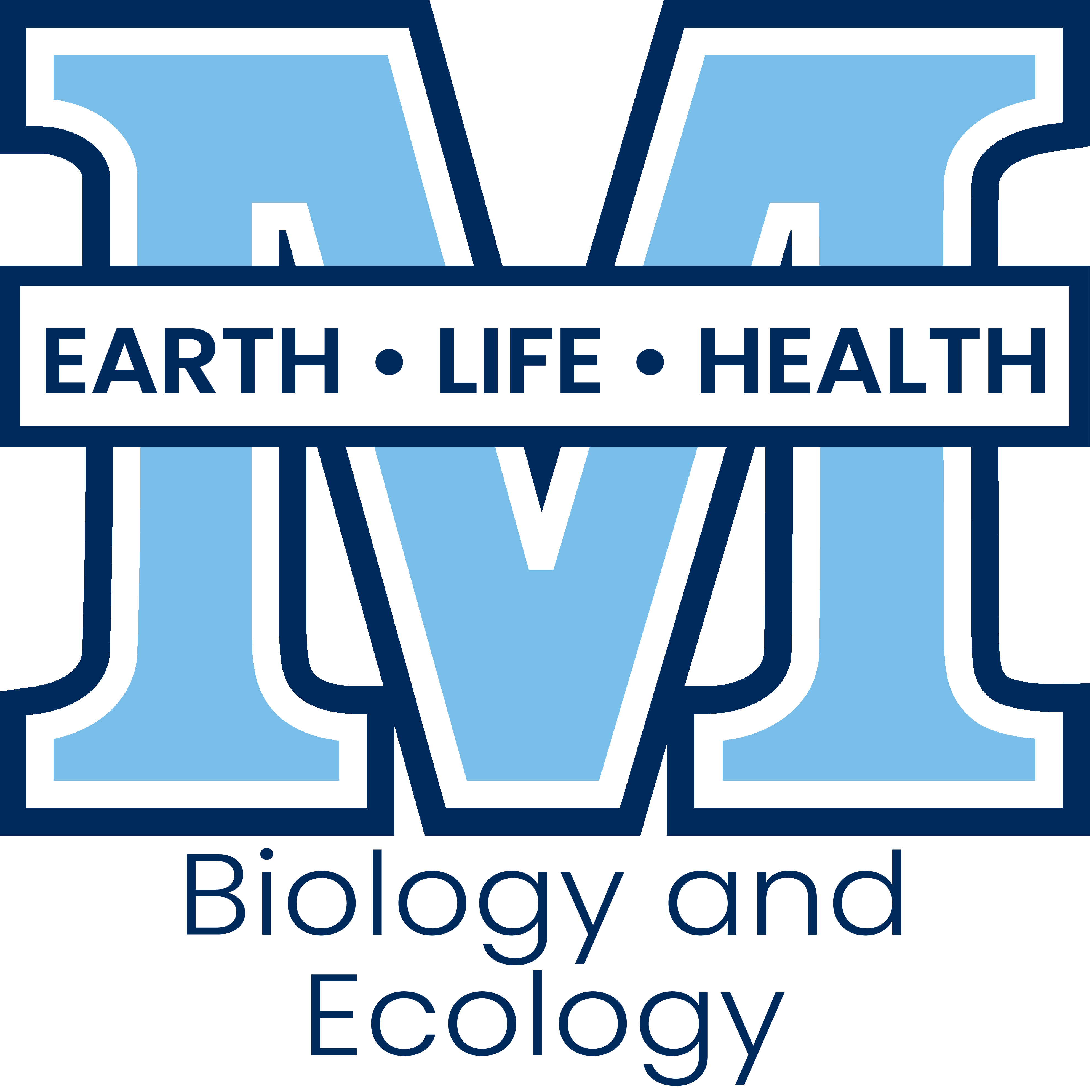 College M logo with biology and ecology