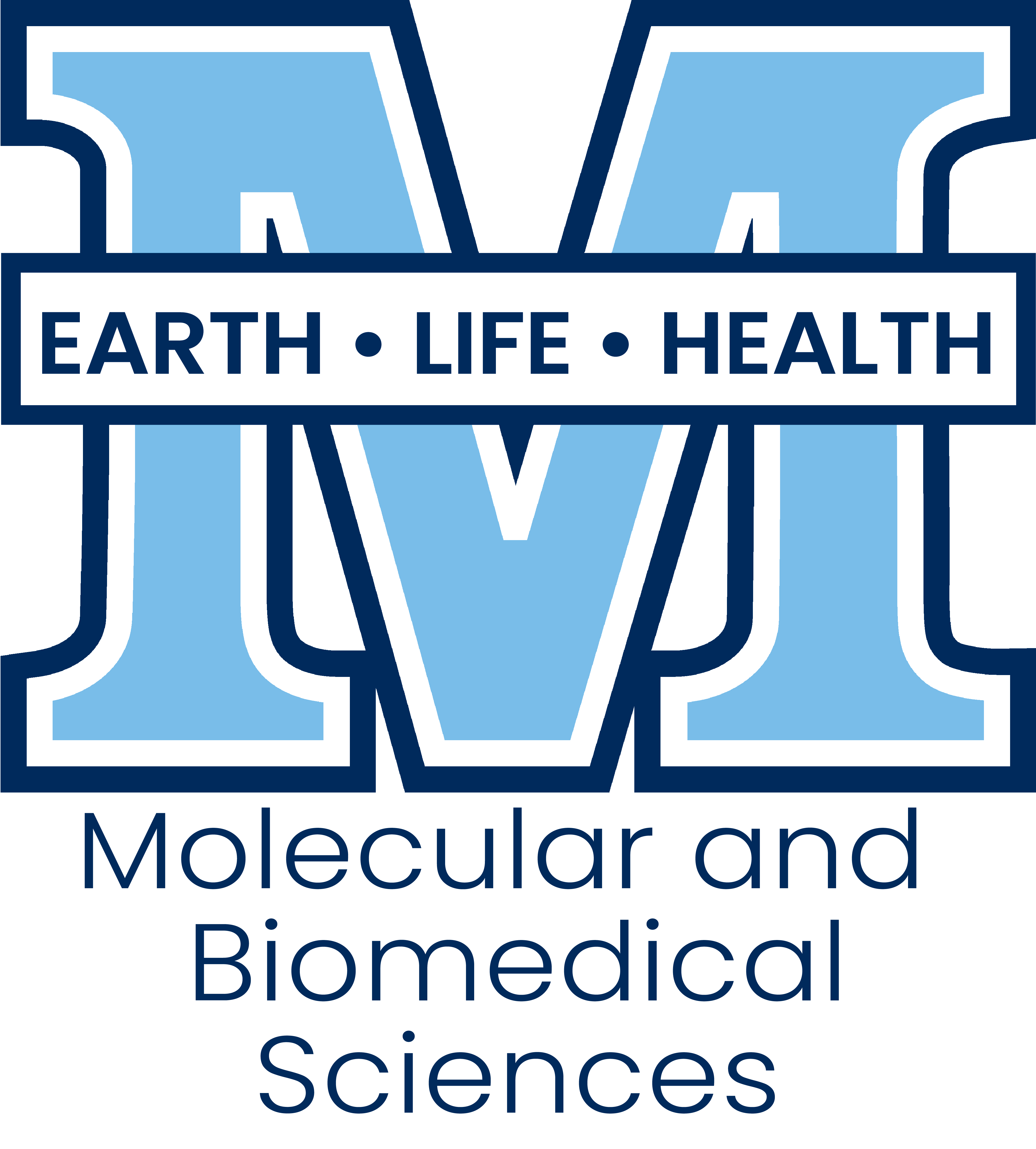 College M logo with molecular and biomedical sciences