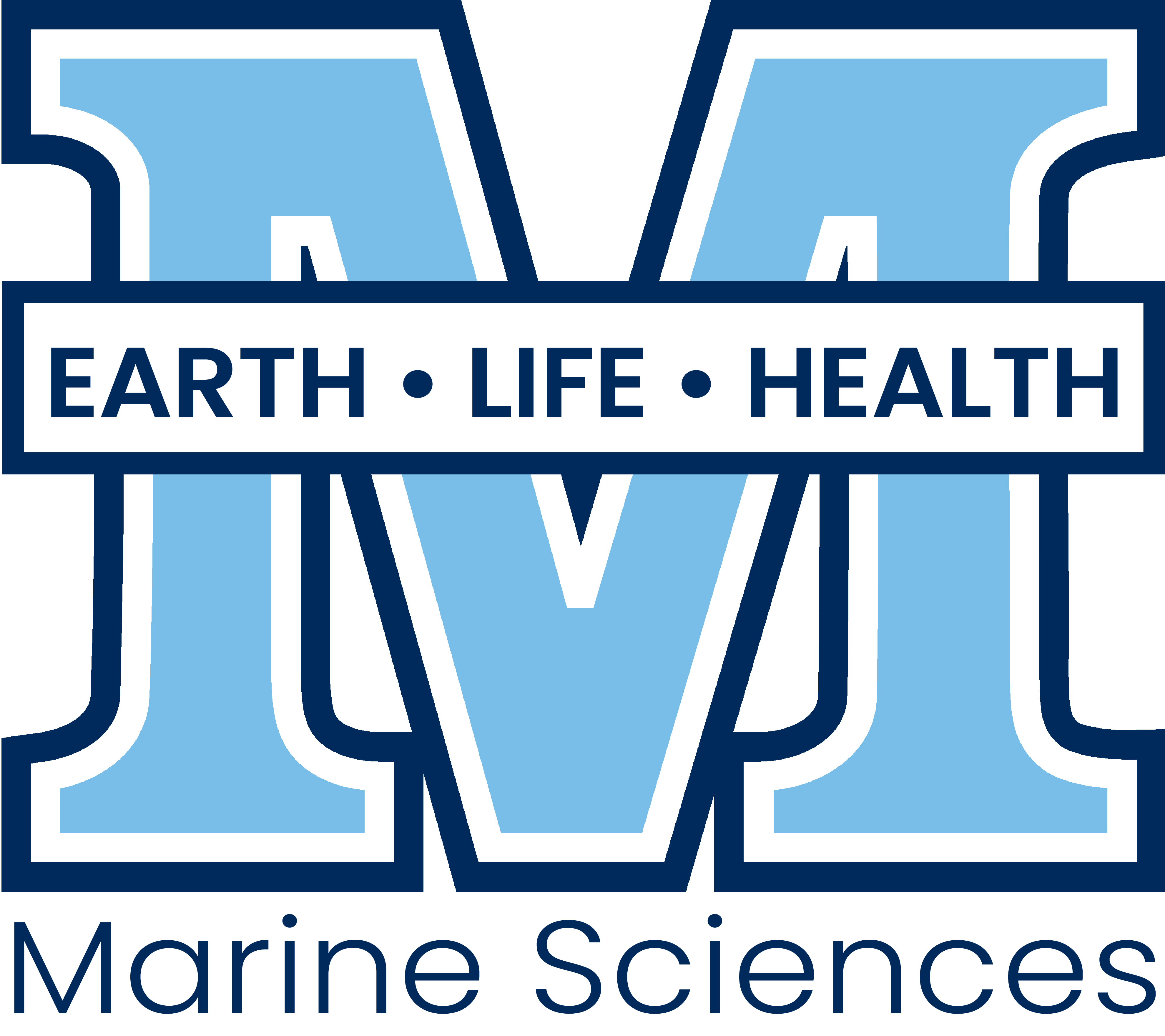 College M logo with marine sciences