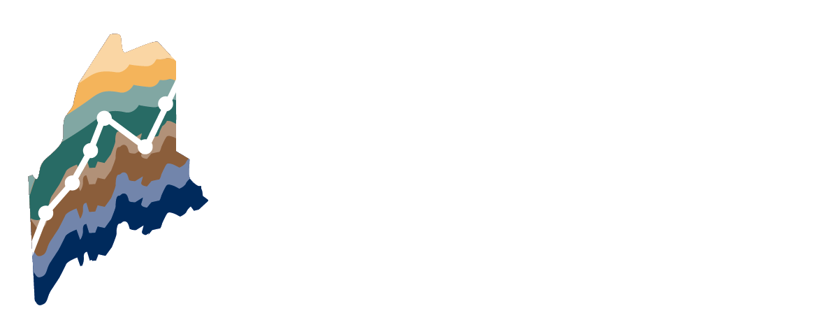 Graphic mark for UMaine's Maine Agricultural and Forest Experiment Station in white